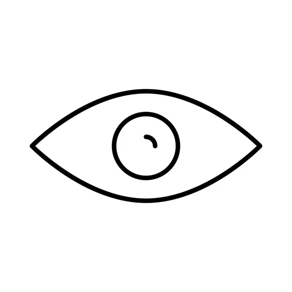 Eye Watch Säkerhetsikon Vektor — Stock vektor