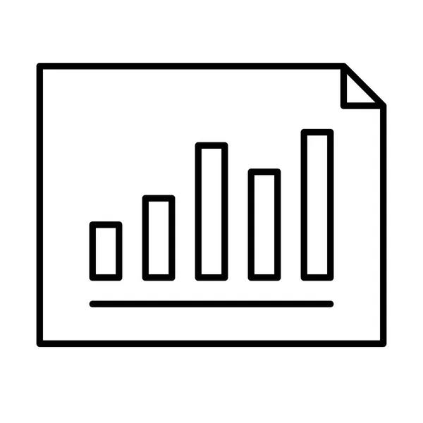 Icône Diagramme Barres Illustration Vectorielle — Image vectorielle