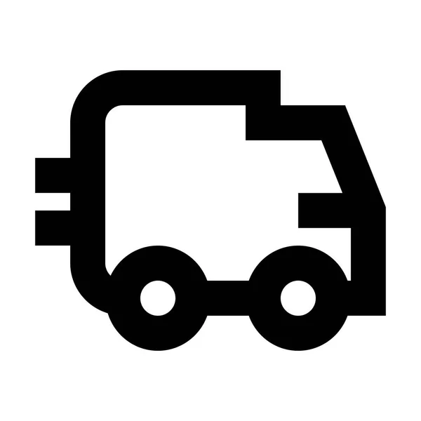 Icona Del Camion Illustrazione Vettoriale — Vettoriale Stock