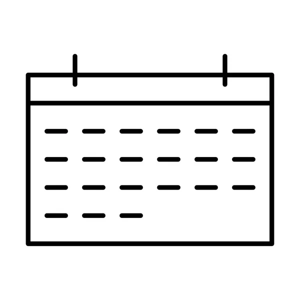Calendario Data Icona Illustrazione Vettoriale — Vettoriale Stock