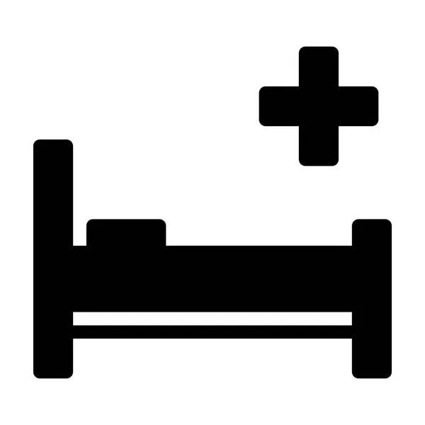 Значок Швидкої Допомоги Ліжка Векторні Ілюстрації Стоковий вектор
