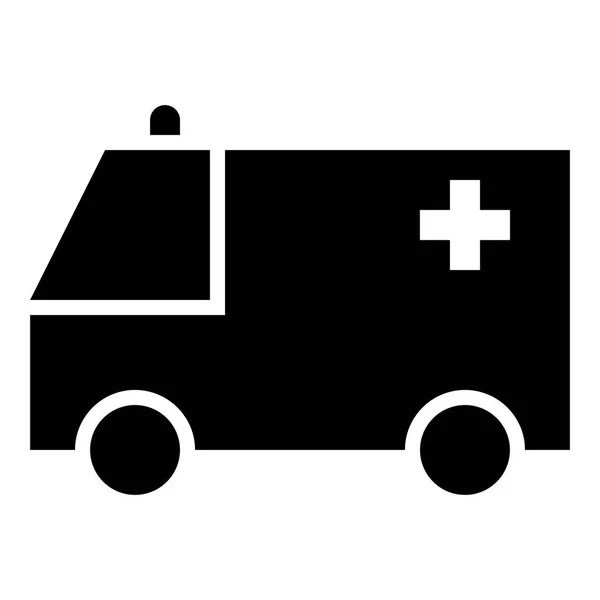 Ícone Carro Ambulância Ilustração Vetorial Vetor De Stock