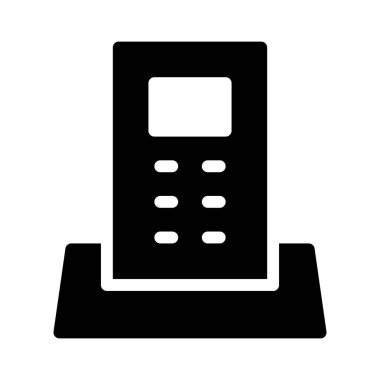 telefon simgesi, vektör illüstrasyonu