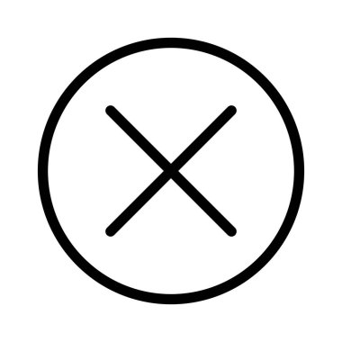 Simge, vektör illüstrasyonunu sil