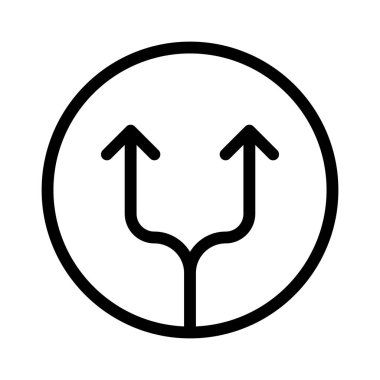 Boşanma Okları simgesi, vektör illüstrasyonu