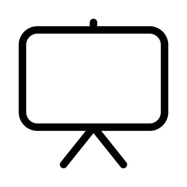 Tahta simgesi, vektör illüstrasyonu 