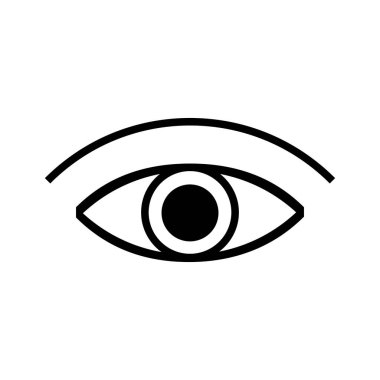 İnsan Gözü simgesi, vektör
