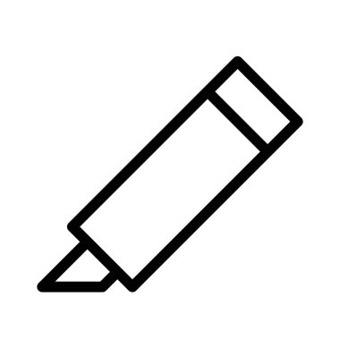 İşaretleyici simgesi, vektör illüstrasyonu