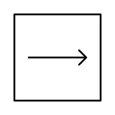 Sağ Ok simgesi, vektör