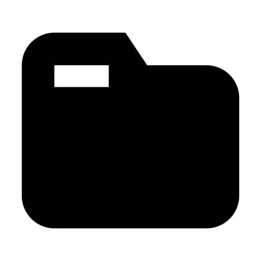 Beyaz arkaplanda dizin simgesi, vektör illüstrasyonu