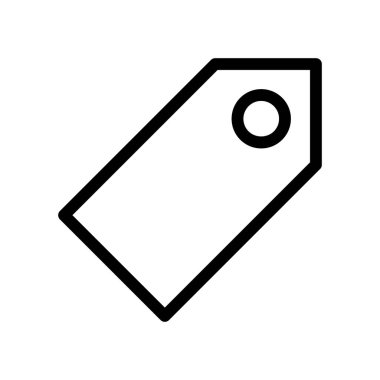 Alışveriş sembolü, satış etiketi simgesi, vektör illüstrasyonu