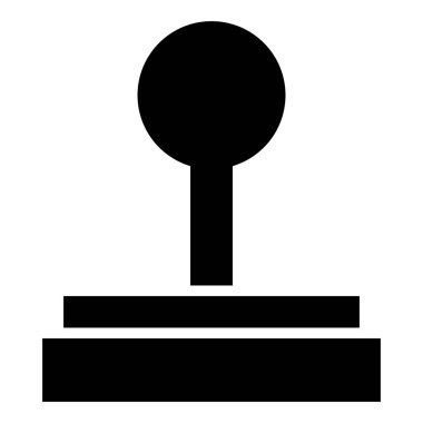 Joystick simgesi, vektör illüstrasyonu