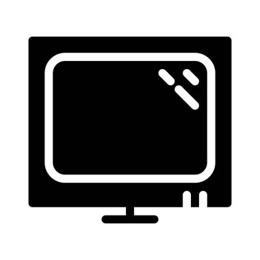 Beyaz arkaplan, vektör illüstrasyonunda simgeyi göster