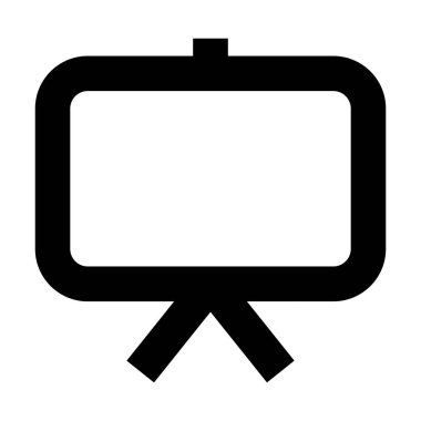 Tahta simgesi, vektör illüstrasyonu 