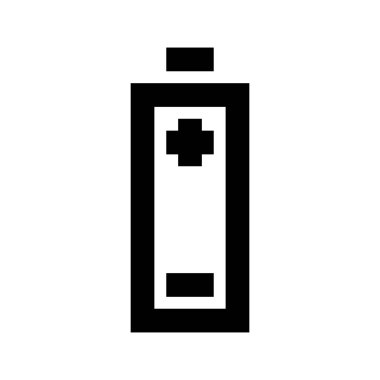 pil simgesi, vektör illüstrasyonu