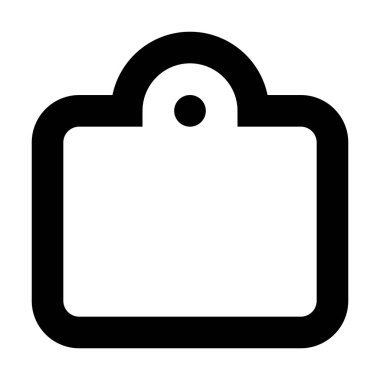 Alışveriş sembolü, satış etiketi simgesi, vektör illüstrasyonu