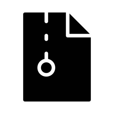 dosya simgesi, vektör illüstrasyonu