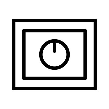 Para Güvenli simgesi, vektör