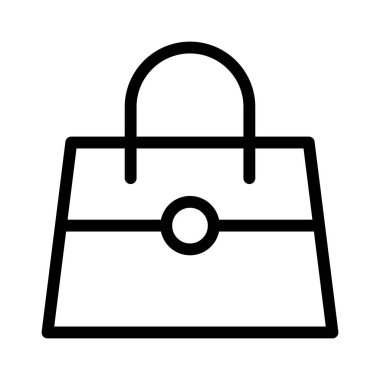 Alışveriş simgesi, vektör illüstrasyonu