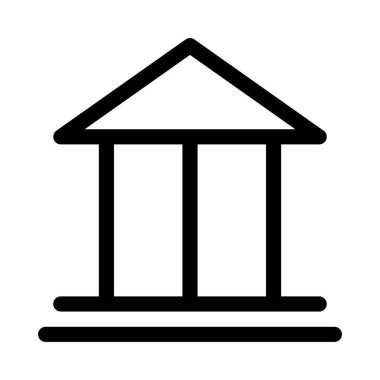 Eğitim simgesi oluşturuluyor, vektör illüstrasyonu