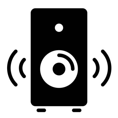 Yüksek sesli simge, vektör illüstrasyonu