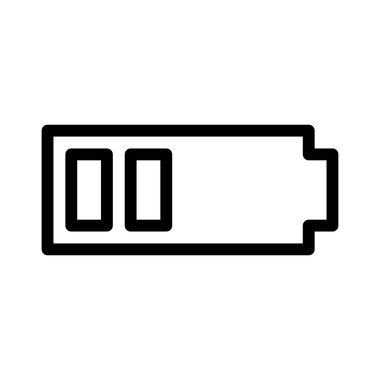 pil simgesi, vektör illüstrasyonu