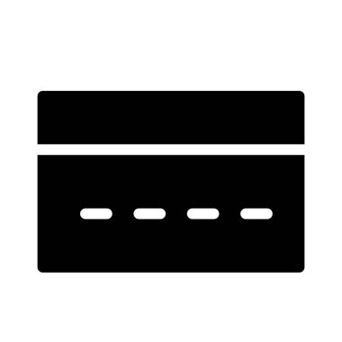 Kredi kartı simgesi, vektör illüstrasyonu