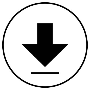 Simge yükle, vektör illüstrasyonu