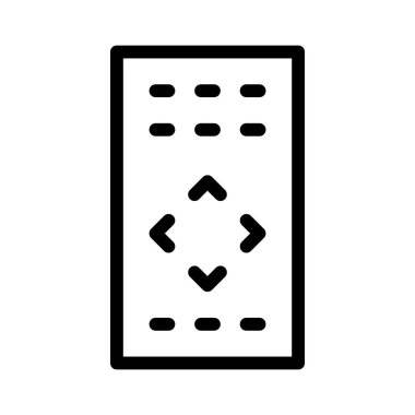  Uzaktan Denetim simgesi, vektör illüstrasyonu  