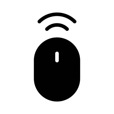 Kablosuz Bilgisayar Fare simgesi, vektör illüstrasyonu