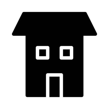 ev simgesi, vektör illüstrasyonu