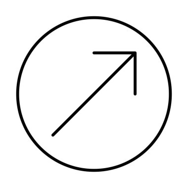 Sunum grafik simgesi, vektör illüstrasyonunu büyüt