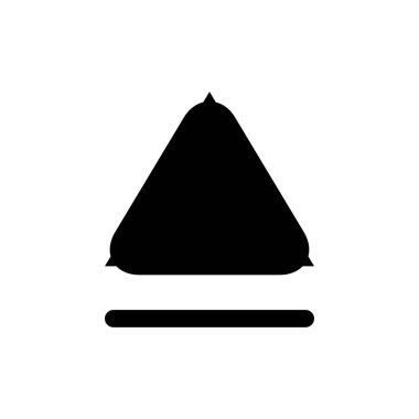 Beyaz arkaplan, vektör illüstrasyonunda Ortam Denetimi Çıkartma simgesi