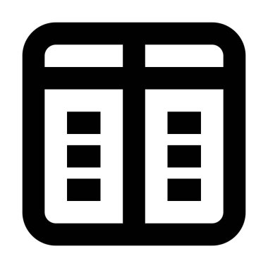 tablo simgesi, vektör illüstrasyonu 