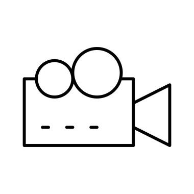 Video Kamera simgesi, vektör