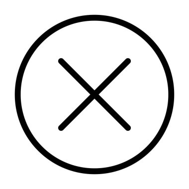 Simge, vektör illüstrasyonunu sil