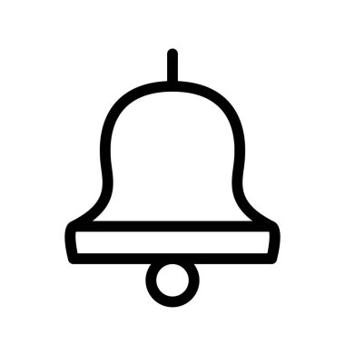 Çan simgesi, vektör çizimi
