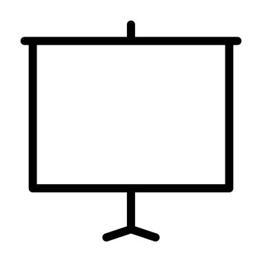 sunum simgesi, vektör illüstrasyonu 