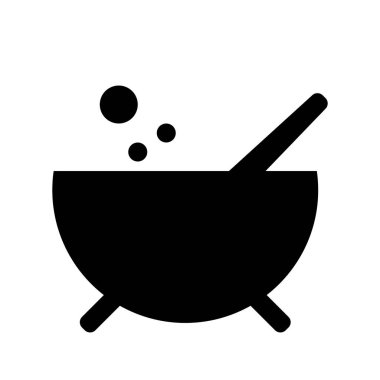 Kazan simgesi, vektör illüstrasyonu