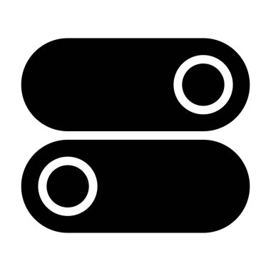 Kaydırma Arayüzü simgesi, vektör illüstrasyonu