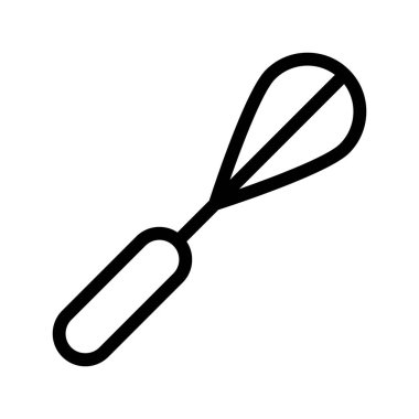 Mutfak çırpma simgesi, vektör illüstrasyonu