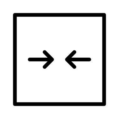 Slim Arrows simgesi, vektör illüstrasyonu