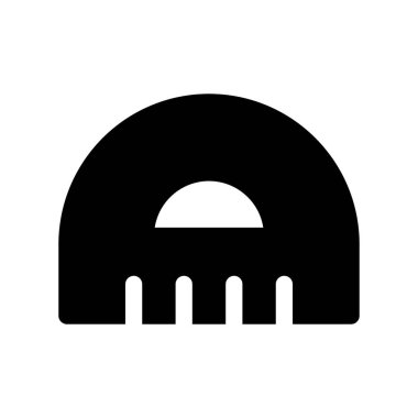 cetvel simgesi, vektör illüstrasyonu