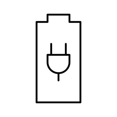 pil simgesi, vektör illüstrasyonu