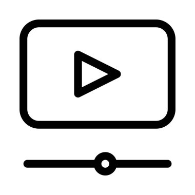 Oyuncu Ortam simgesi, vektör illüstrasyonu   