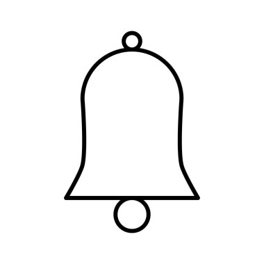 Çan simgesi, vektör çizimi