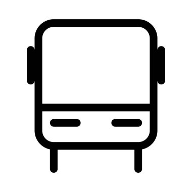 Okul yolu simgesi, vektör illüstrasyonu