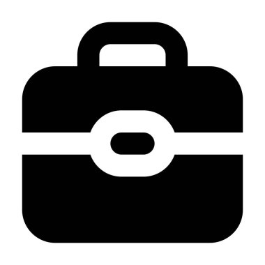 evrak çantası simgesi, vektör illüstrasyonu 