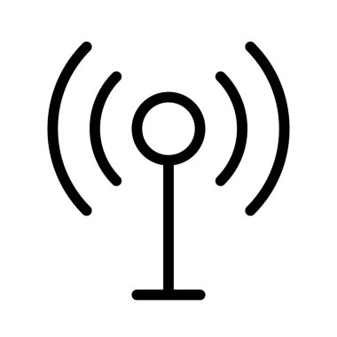 Anten simgesi, vektör illüstrasyonu