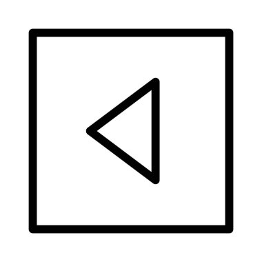 Sol Ok simgesi, vektör